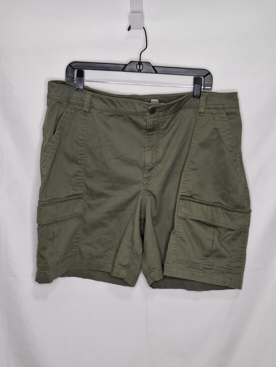 L.L. Bean Pants - LL Bean Womens Cargo Shorts Green Size 18